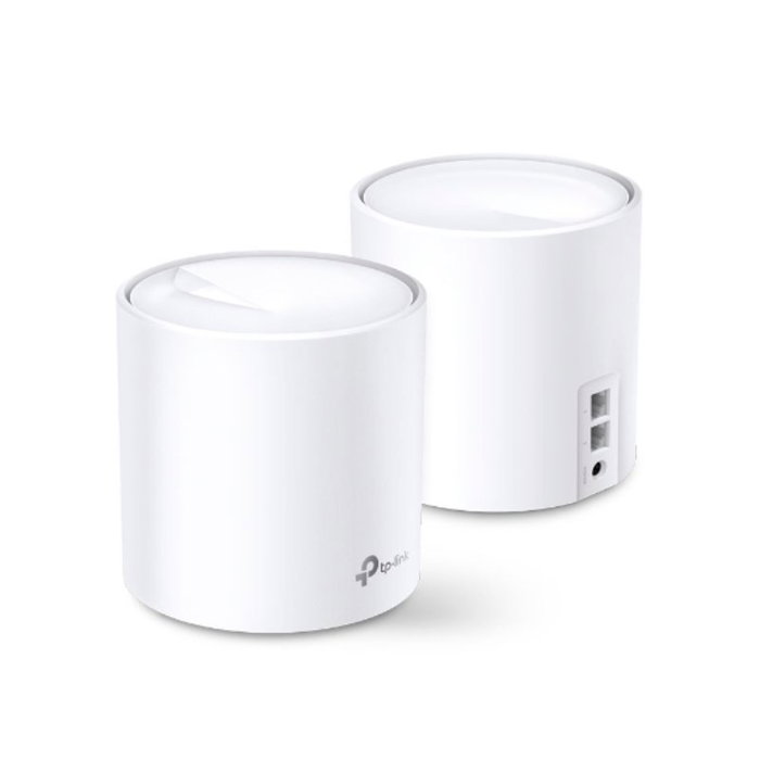 TP-Link Deco X20 AX1800 Sistema de Malla Wi-Fi 6, Pack de 2, Blanco